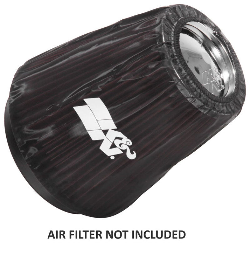 K&N Black Drycharger Round Tapered Custom Air Filter Wrap - 0
