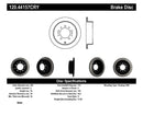 Stoptech 08-17 Toyota Land Cruiser / 08-17 Lexus LX Rear Premium Cryo Rotor-4