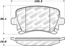StopTech Street Select Brake Pads - Rear-1