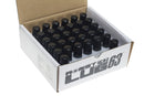 Wheel Mate Muteki HR38 Open End Lug Nuts 12x1.25 Black Chrome / Yellow Ring-2
