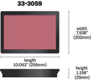 K&N 15-17 Nissan NP300 L4-2.3L DSL Drop In Air Filter-11