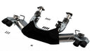 Borla 2020 Chevrolet Corvette C8 6.2 ATAK 3in Exhaust System Dual Round Rolled A/C Black Chrome Tips-3