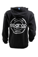Sparco Sweatshirt Hooded S-Seal Blk Lrg-4
