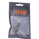 DeatschWerks 6AN ORB Male to 3/8in Male Triple Barb Fitting (Incl O-Ring) - Anodized Matte Black-4