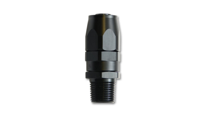 Vibrant -6AN Male NPT Straight Hose End Fitting - 1/4in NPT - 0