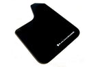 Rally Armor Universal Basic Mud Flap White Logo-1