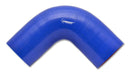 Vibrant 4 Ply Reinforced Silicone Elbow Connector - 2.75in I.D. - 90 deg. Elbow (BLUE)-1
