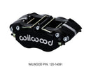 Wilwood Caliper-GN6R-L/H-Black Ano (.80 Thk Pad) 1.75/1.38/1.38in Pistons 1.38in Disc-2
