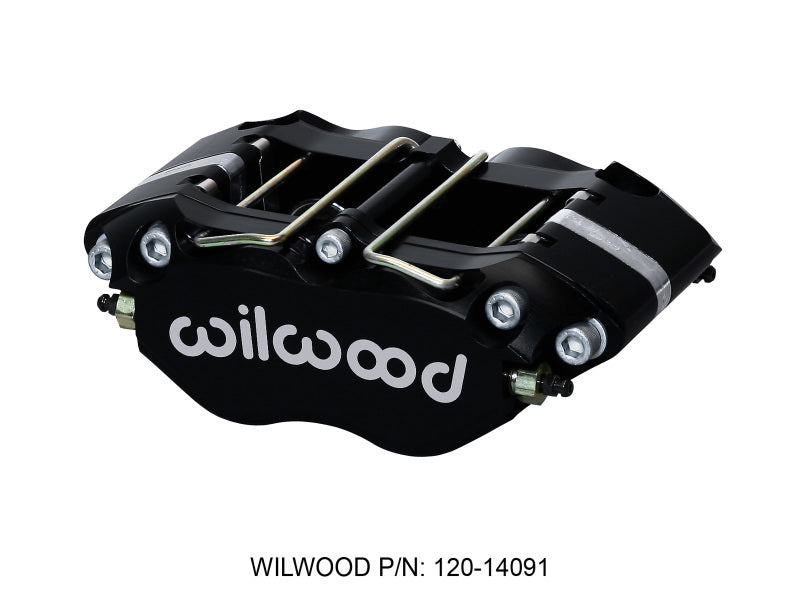 Wilwood Caliper-GN6R-L/H-Black Ano (.80 Thk Pad) 1.75/1.38/1.38in Pistons 1.38in Disc - 0