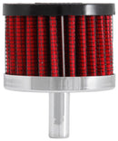 K&N Steel Base Crankcase Vent Filter 0.375in Vent OD x 2in OD x 1.5in Height-11