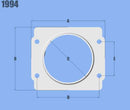 Vibrant MAF Sensor Adapter Plate for Subaru applications use w/ 3in Inlet I.D. filters only-2