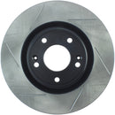 StopTech Power Slot 10 Hyundai Genesis Coupe Non-Track Front Right Slotted Rotor-1