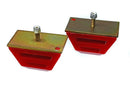 Energy Suspension 2-1/2 Bump Stop Heavy Duty (2) - Red-2