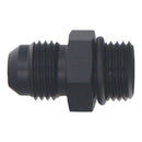 DeatschWerks 6AN ORB Male to 6AN Male Flare Adapter (Incl O-Ring) - Anodized Matte Black-2