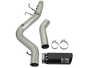 aFe LARGE BORE HD 5in 409-SS DPF-Back Exhaust w/Black Tip 2017 GM Duramax V8-6.6L (td) L5P-9