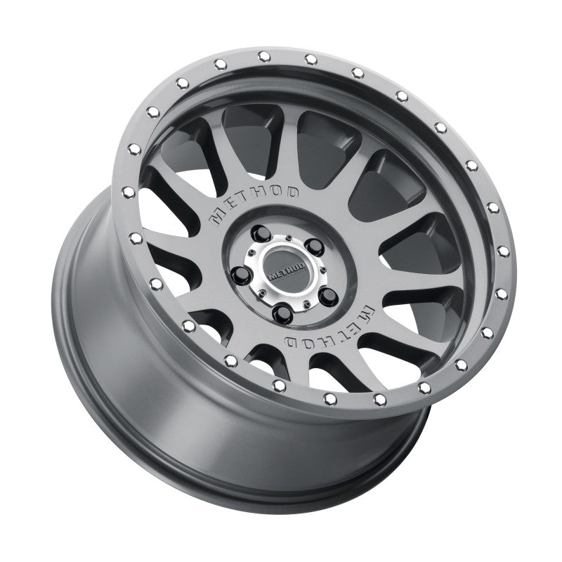 Method MR605 NV 20x10 -24mm Offset 5x5.5 108mm CB Gloss Titanium Wheel