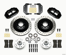 Wilwood Narrow Superlite 6R Front Hub & 1PC Rtr Kit 12.88in Dril Magnum Force Drop Spindle