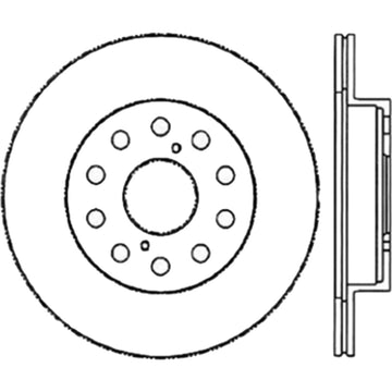 StopTech Sport Slotted 91-95 Toyota MR2 Cryo Rear Left Rotor - 0