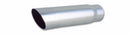 Vibrant 3in Round SS Truck/SUV Exhaust Tip (Single Wall Angle Cut) - 2.5in inlet 11in long-2