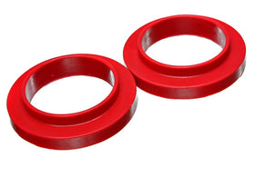 Energy Suspension Universal 3 3/4in ID 25 7/16in OD 3/4in H Red Coil Spring Isolators (2 per set) - 0