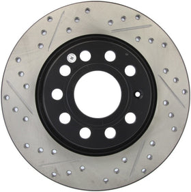 StopTech Slotted & Drilled Sport Brake Rotor - 0