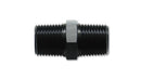 Vibrant 1/4in NPT x 1/4in NPT Straight Union Pipe Adapter Fitting - Aluminum-2
