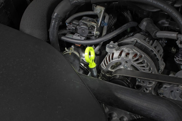 PERRIN 15-26 Subaru WRX & 13-26 BRZ/FR-S/86/GR86 Dipstick Handle Loop Style - Neon Yellow