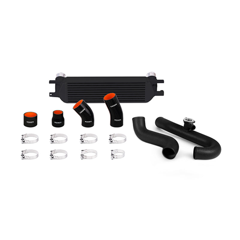 Mishimoto 2015 Ford Mustang EcoBoost Performance Intercooler Kit - Black Core Wrinkle Black Pipes - 0