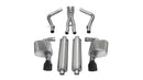 Corsa 2012-2014 Dodge Charger SRT-8 6.4L V8 Black Xtreme Cat-Back Exhaust-1