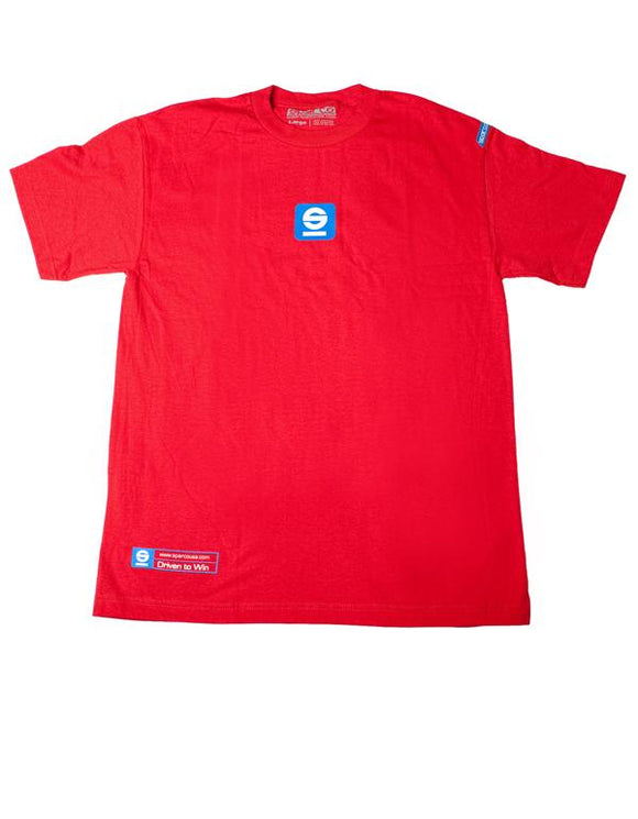 Sparco T-Shirt Tach Blk Lrg