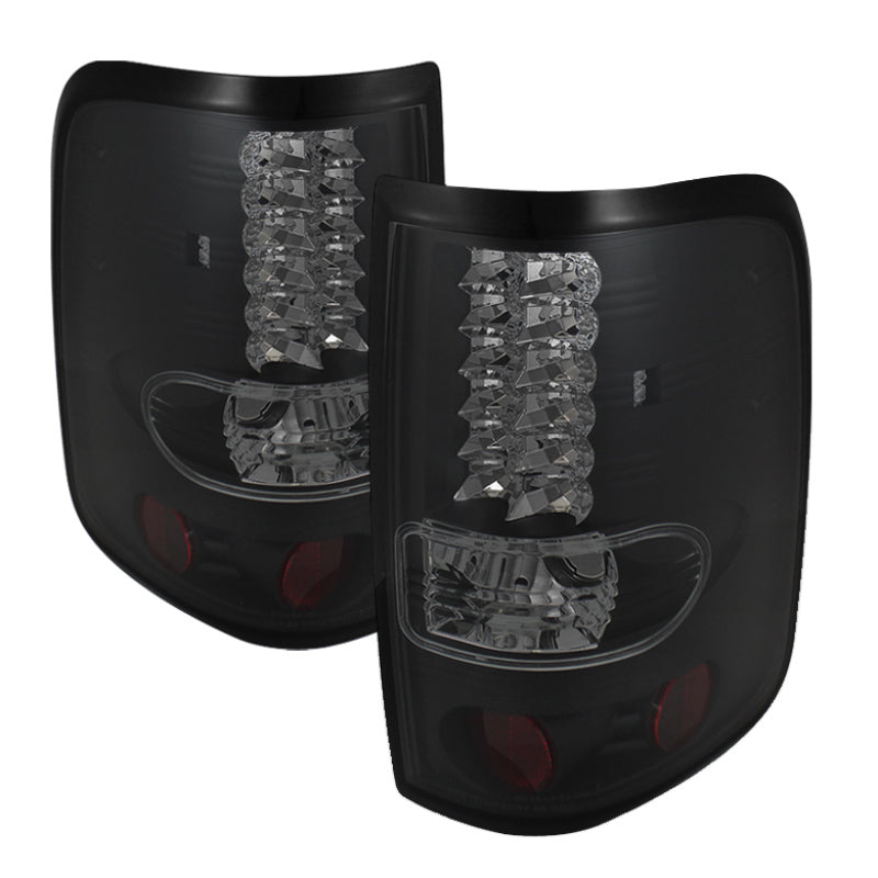 Spyder Ford F150 side 04-08 (Not Fit Heritage & SVT)LED Tail Lights Blk Smke ALT-YD-FF15004-LED-BSM - 0