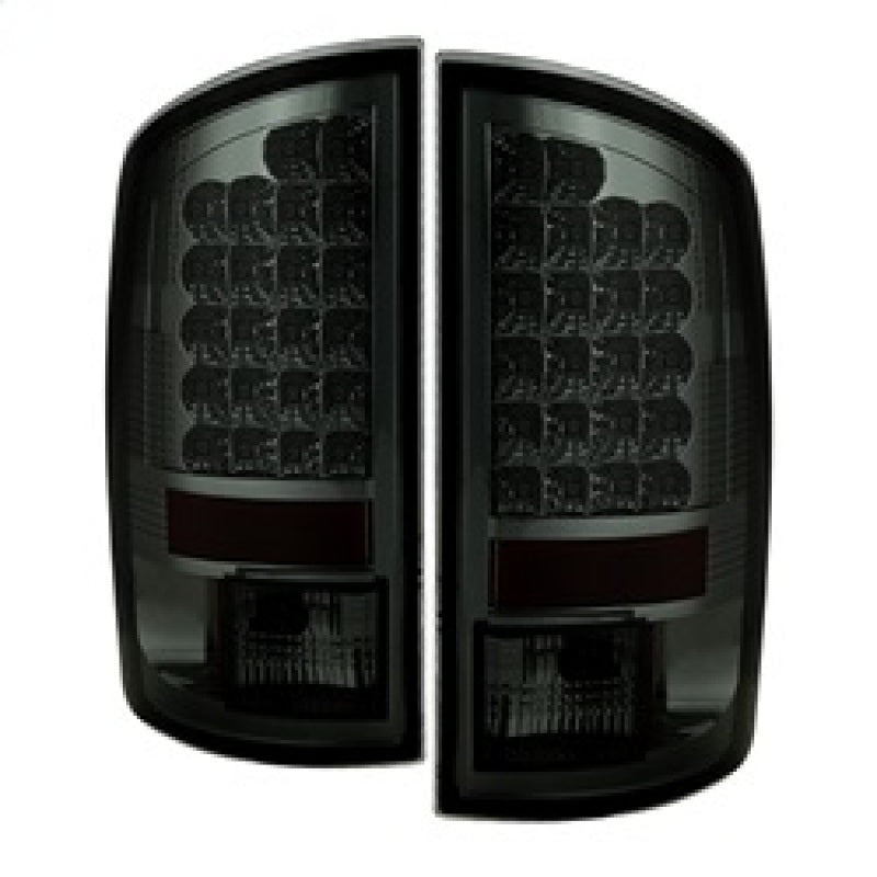 Spyder Dodge Ram 02-06 1500/Ram 2500/3500 03-06 LED Style Tail Lights Smoke ALT-YD-DRAM02-LED-SM - 0