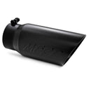MBRP Universal Tip 5 O.D. Dual Wall Angled 4 inlet 12 length - Black Finish-1