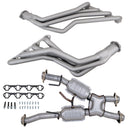 BBK 79-93 Ford Mustang 5.0L 1-5/8 Long Tube Headers w/High Flow Catted X-Pipe (Ti Ceramic)-1