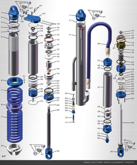King Shocks 2.0 PR Buna Seal Kit 7/8in Shaft - 0