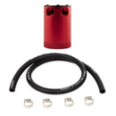 Mishimoto Compact Baffled Oil Catch Can - 2-Port - Red-2