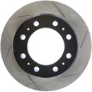 StopTech 08-10 Dodge Ram 4500 6.7L Slotted Left Front Brake Rotor-1