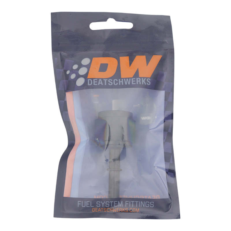 DeatschWerks 10AN Female Flare Swivel to 5/16in Male EFI Quick Disconnect - Anodized Matte Black - 0