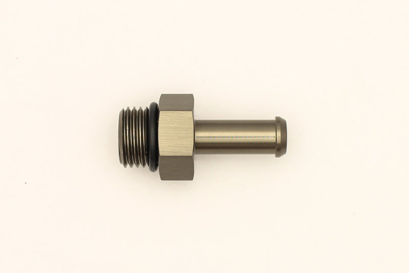 DeatschWerks 6AN ORB Male To 5/16in Barb Fitting (Single Barb - Incl O-Ring) - 0