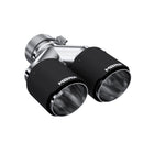 MBRP 3in ID / Dual 4in OD Out Staggered L 9.37in / R 9.87in Dual Wall Carbon Fiber Univ Exhaust Tip-1