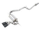 AWE Tuning Ford Focus ST Touring Edition Cat-Back Exhaust - Resonated - Diamond Black Tips-1