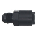 DeatschWerks 6AN Male Flare to 5/16in Female EFI Quick Connect Adapter - Anodized Matte Black-3