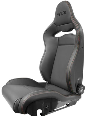 Sparco Seat SPX Special Edition Black/Red w/ Matte Carbon Shell - Left - 0