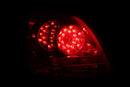 ANZO 1998-2005 Lexus Gs300 LED Taillights Red/Clear-3