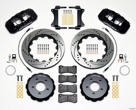 Wilwood AERO6 Front Hat Kit 14.25 Drilled 2008-2009 Pontaic G8 w/Lines