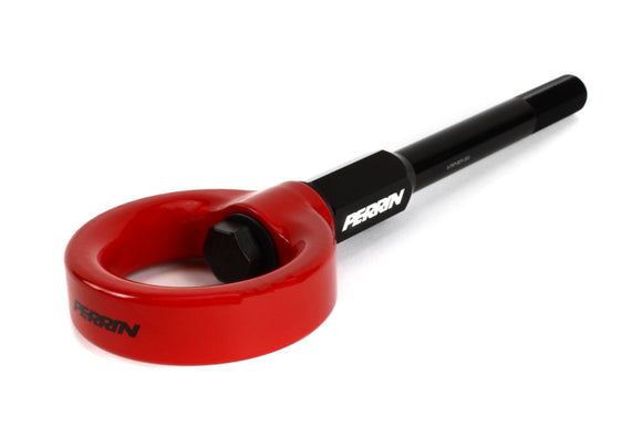 PERRIN 02-07 Subaru WRX/STI Tow Hook Kit (Front) - Red