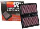 K&N 15-17 Audi A1 L3-1.0L F/l - Replacement Drop In Air Filter-11