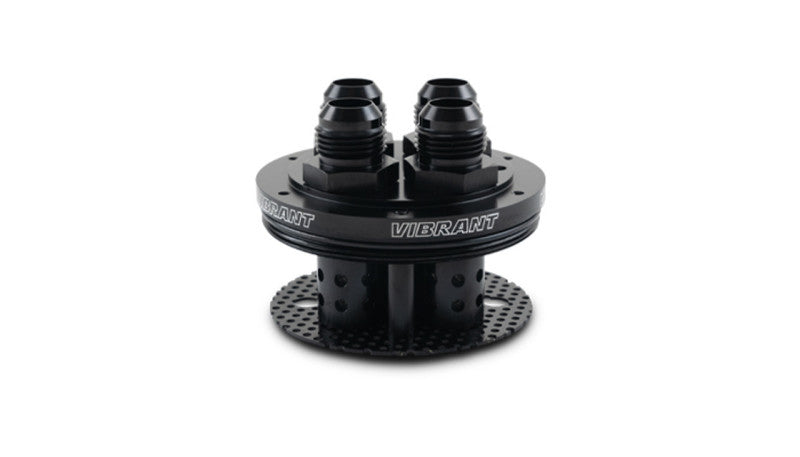 Vibrant 4-Port Catch Can Lid Assembly - 0
