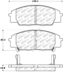 StopTech Street Select Brake Pads - Front-1