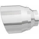 MagnaFlow Tip Stainless Double Wall Round Single Outlet Polished 4.5in DIA 2.5in Inlet 5.75in Length-9